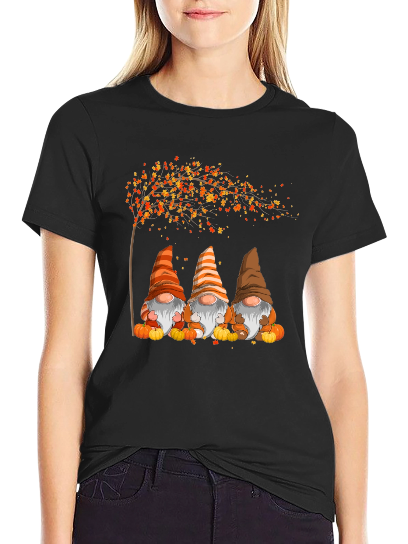 Fall Gnomes T-Shirt - Autumn Harvest