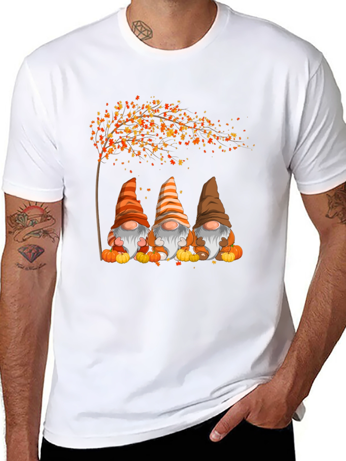 Fall Gnomes T-Shirt - Autumn Harvest