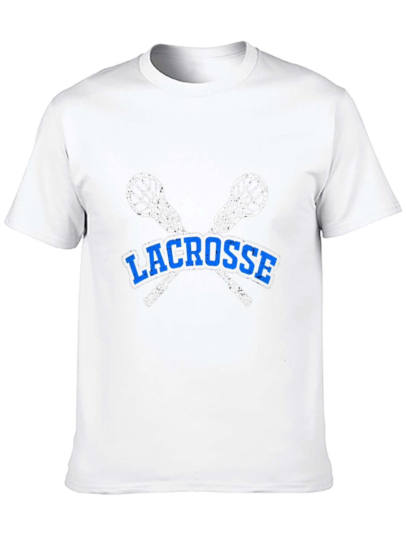Lacrosse Sticks Graphic T-Shirt - Black