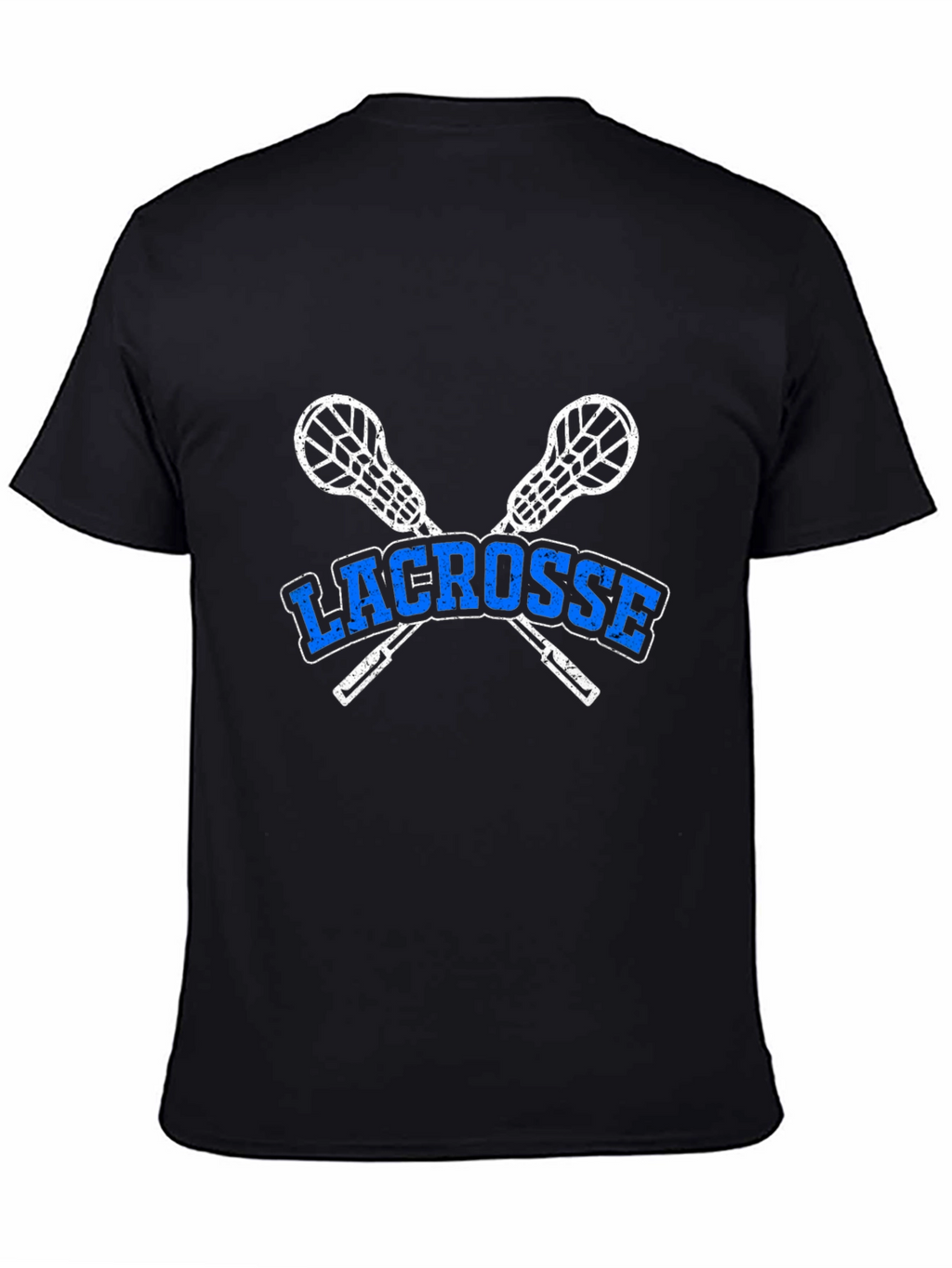 Lacrosse Sticks Graphic T-Shirt - Black