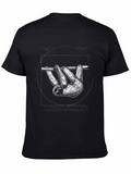 Sloth Graphic T-Shirt - Black