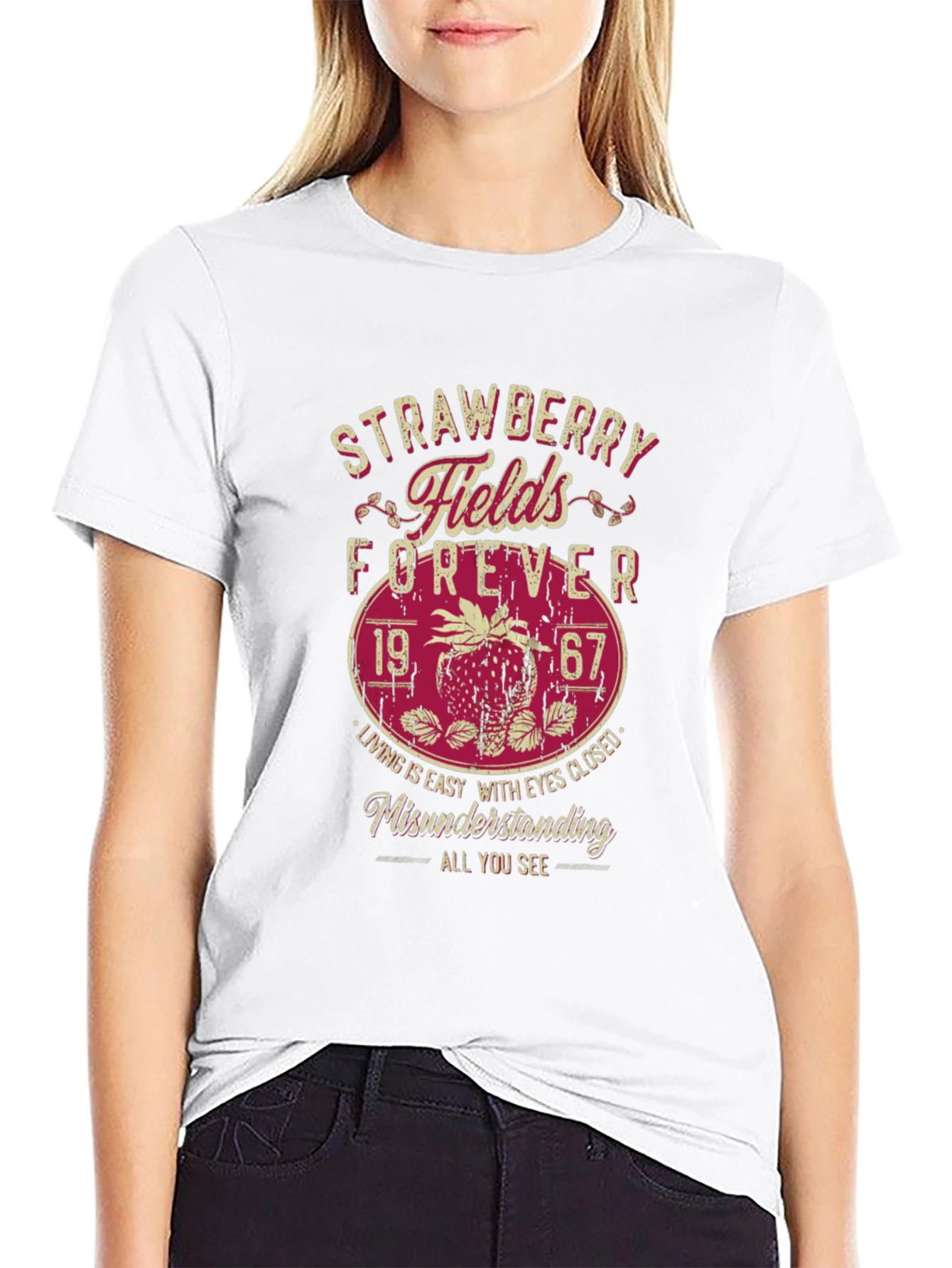 Strawberry Fields Forever Graphic Tee