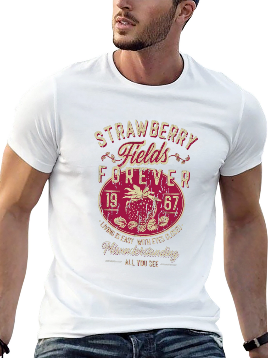 Strawberry Fields Forever Graphic Tee