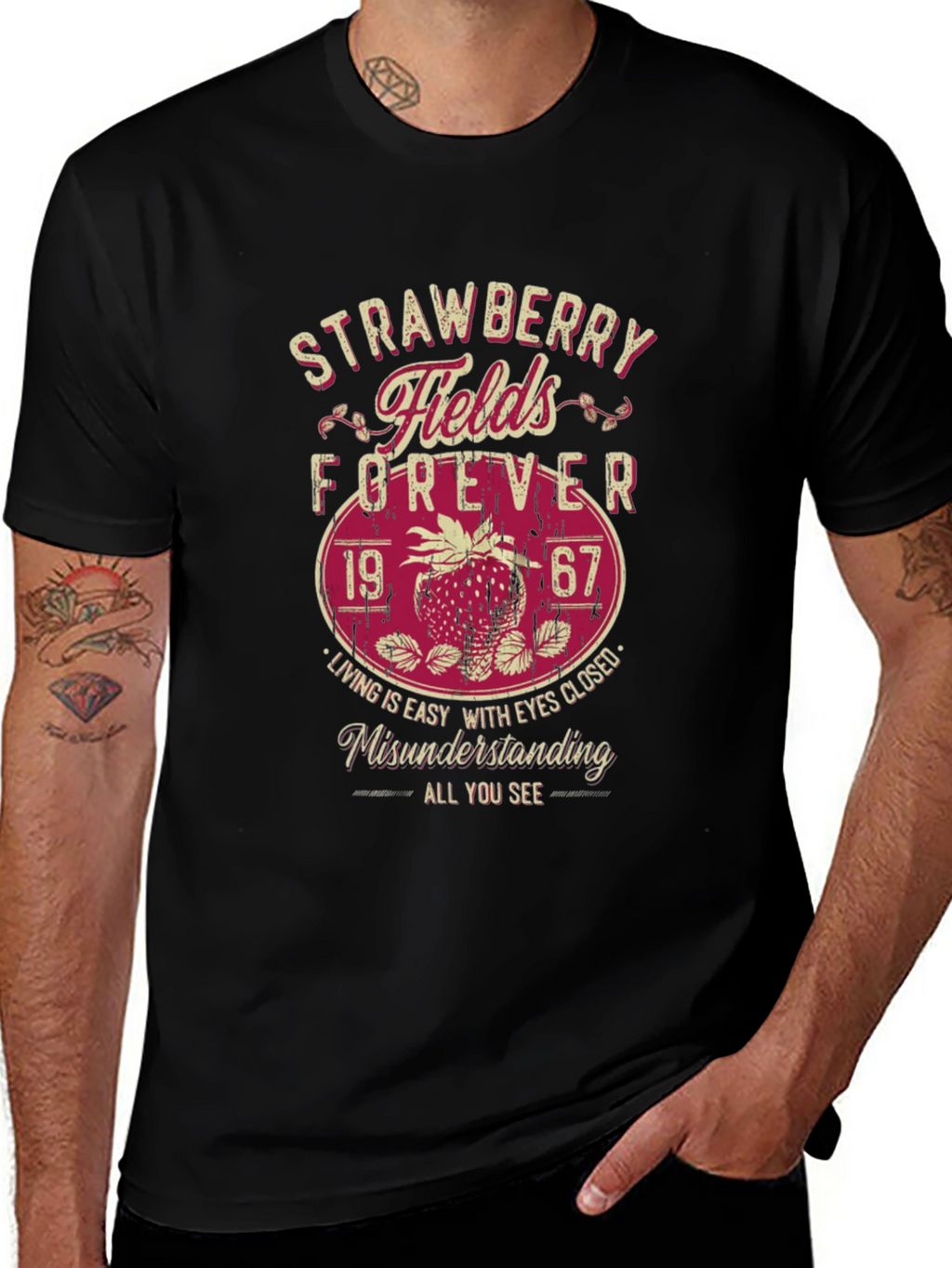 Strawberry Fields Forever Graphic Tee