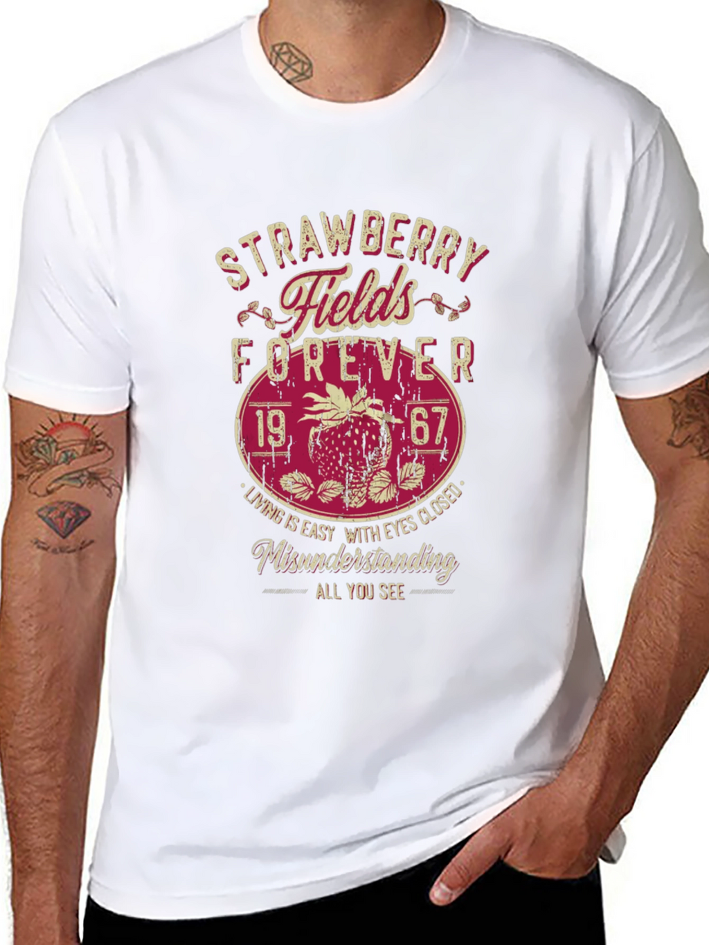 Strawberry Fields Forever Graphic Tee