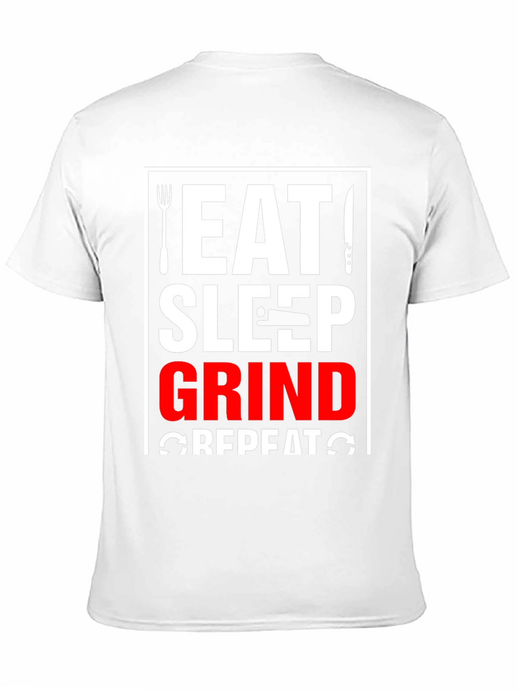 Eat Sleep Grind Repeat Black T-Shirt