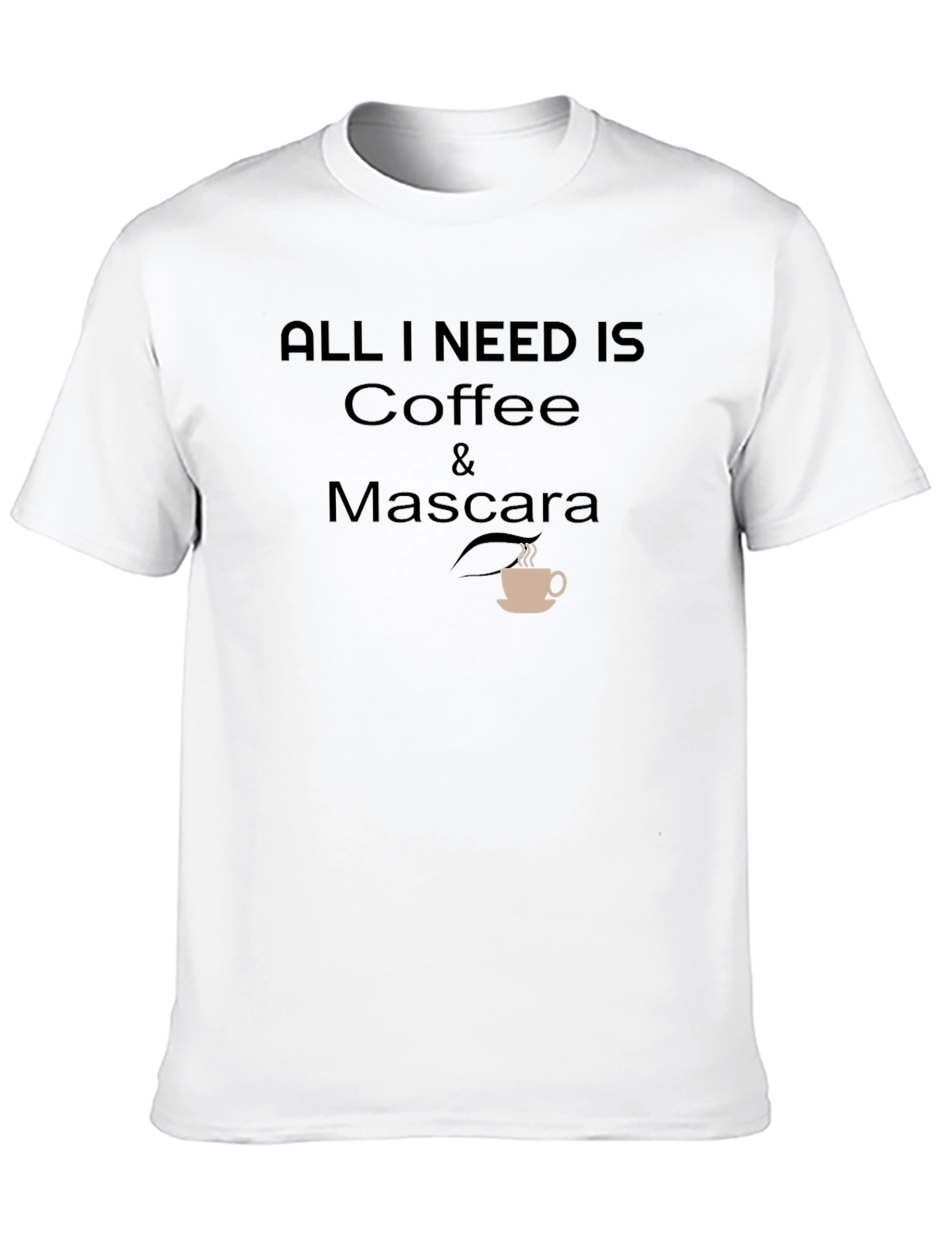 Coffee and Mascara Graphic T-Shirt