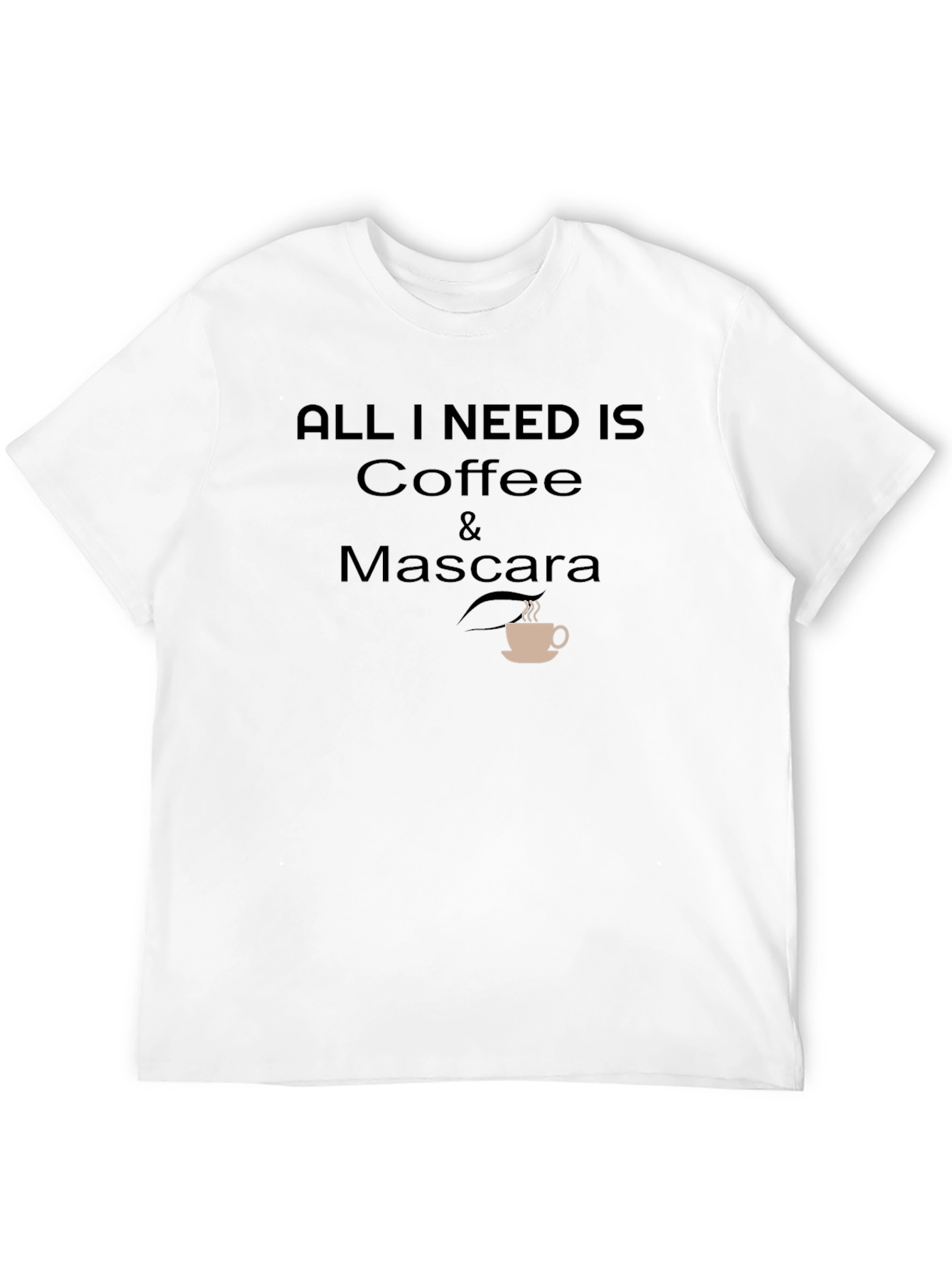 Coffee and Mascara Graphic T-Shirt