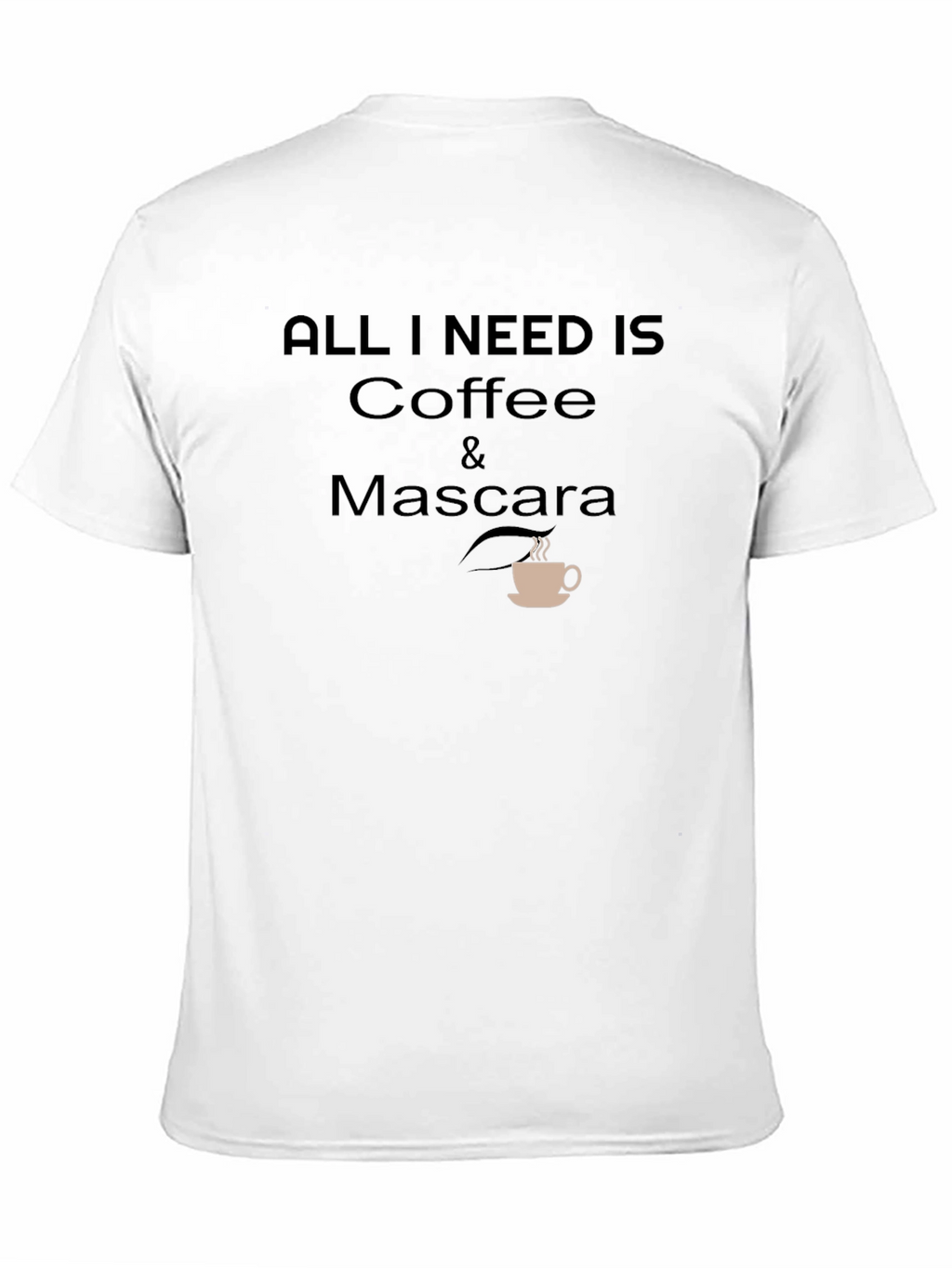 Coffee and Mascara Graphic T-Shirt