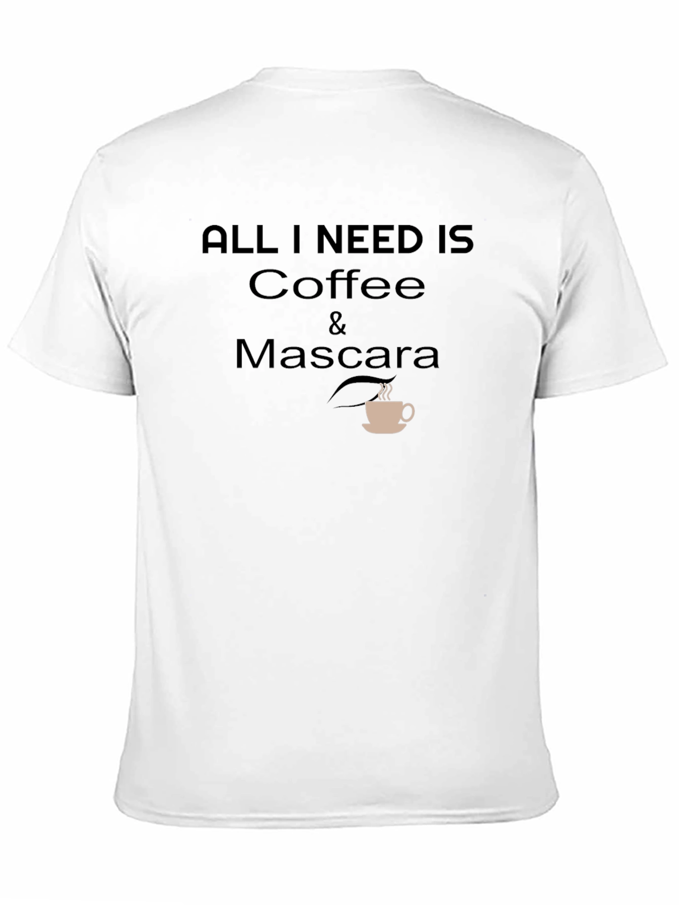 Coffee and Mascara Graphic T-Shirt