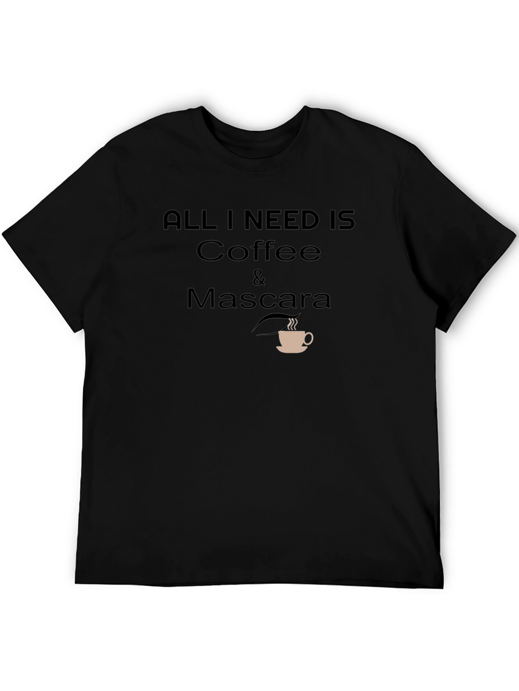 Coffee and Mascara Graphic T-Shirt