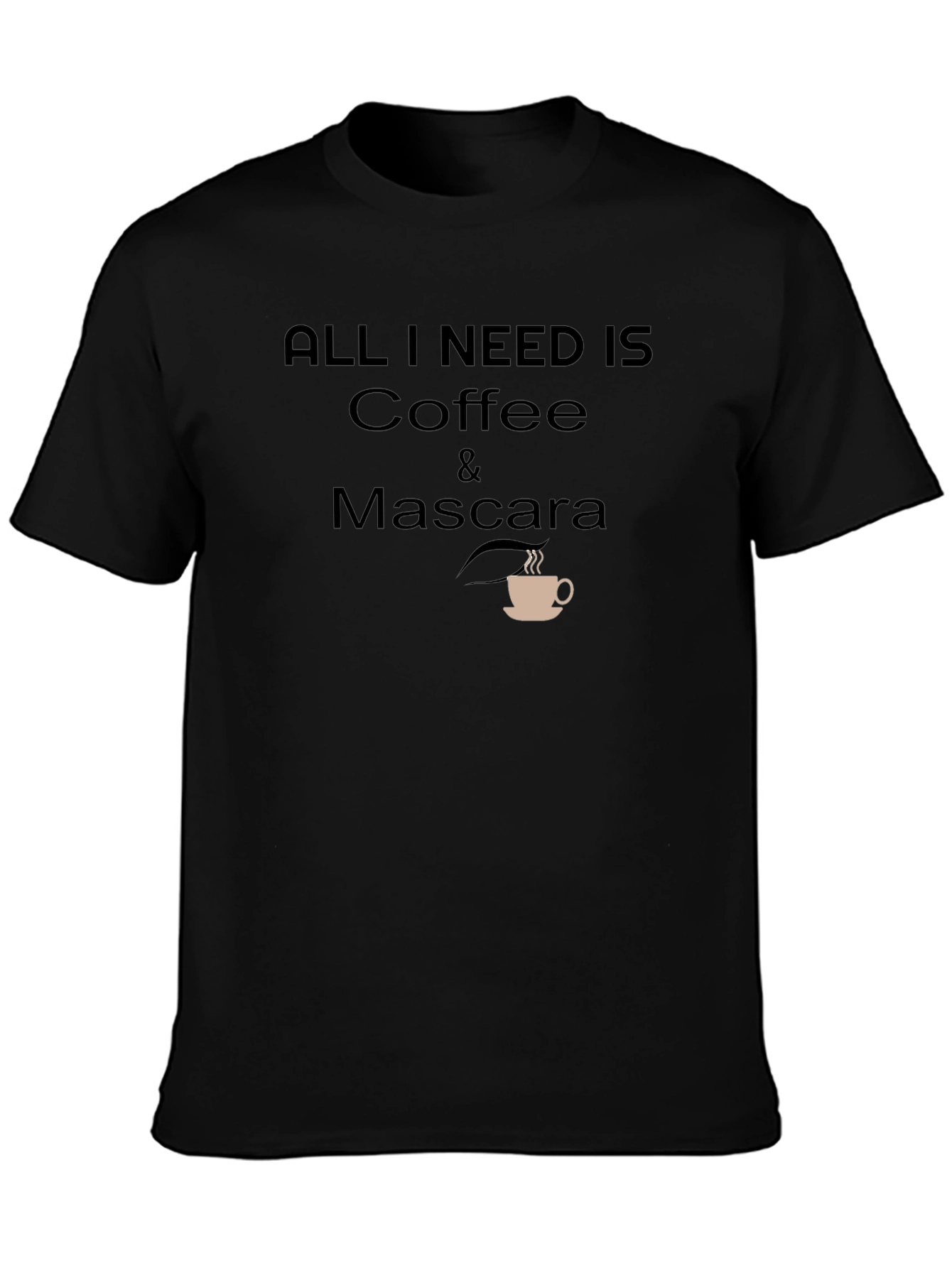 Coffee and Mascara Graphic T-Shirt
