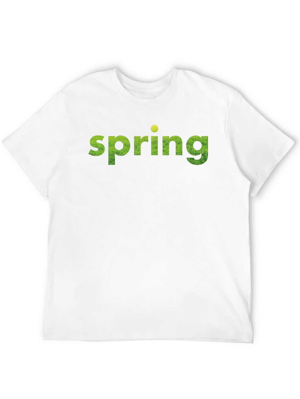 Spring Graphic Print Black T-Shirt