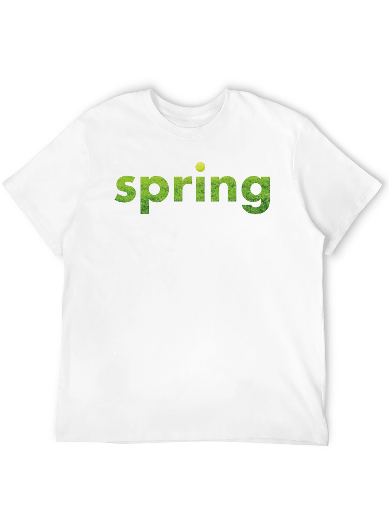 Spring Graphic Print Black T-Shirt