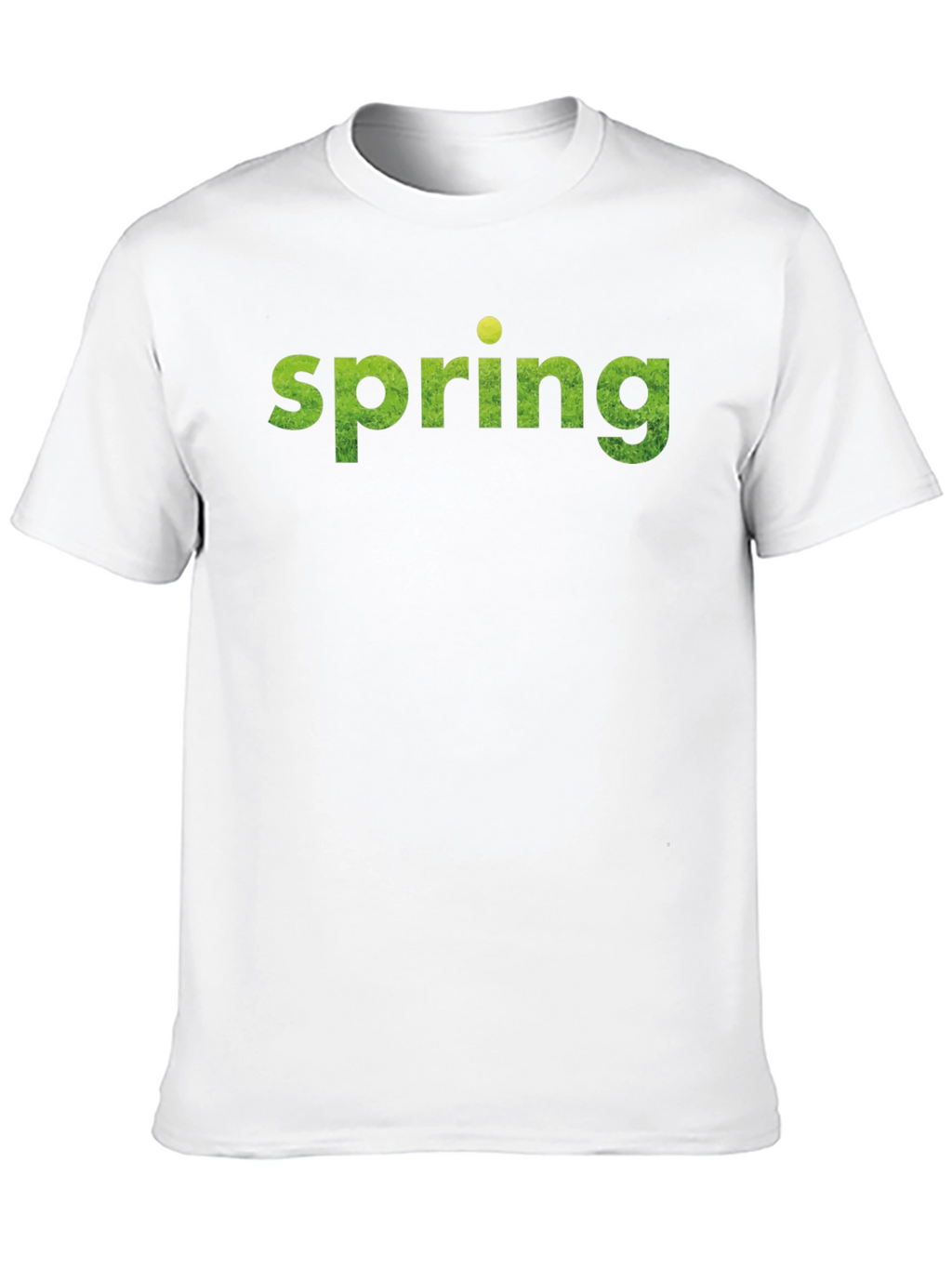 Spring Graphic Print Black T-Shirt