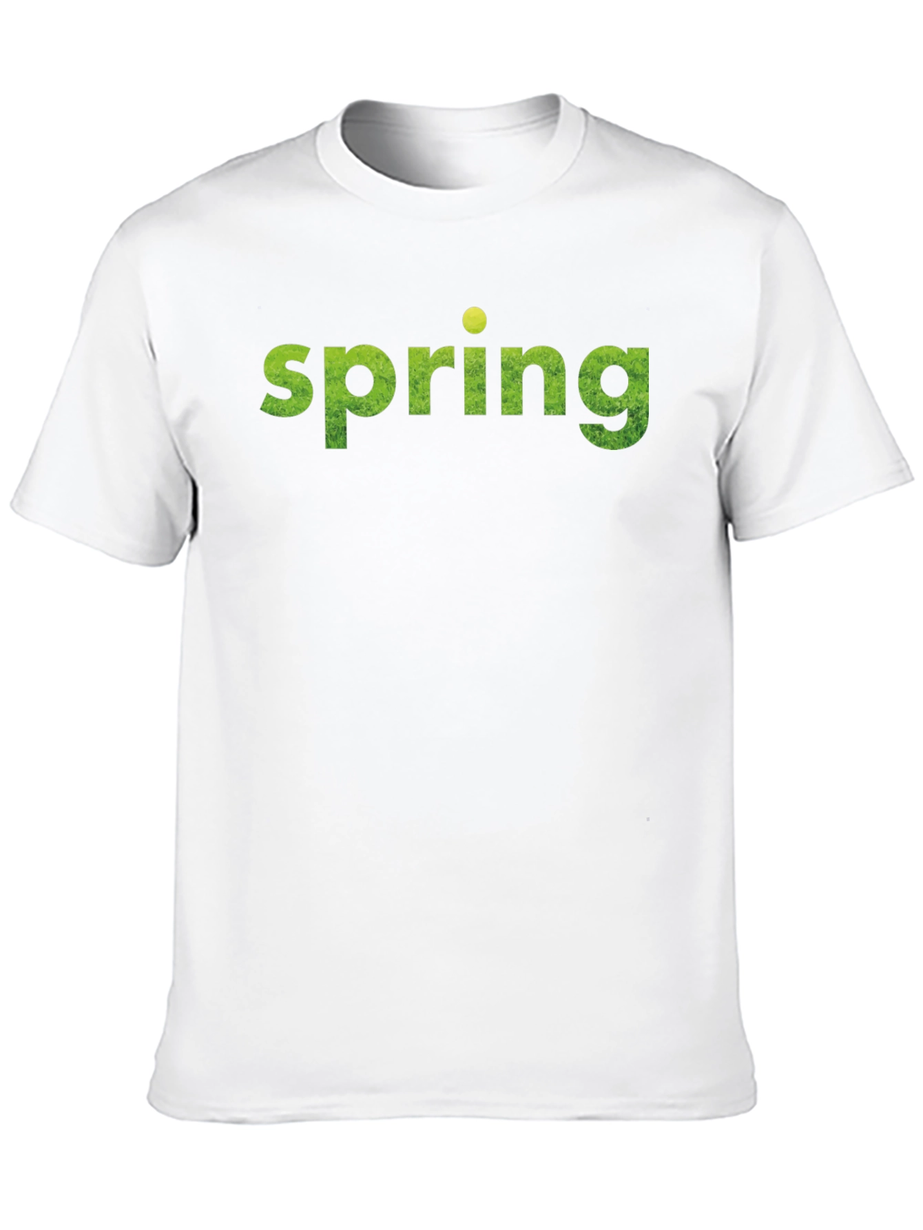 Spring Graphic Print Black T-Shirt