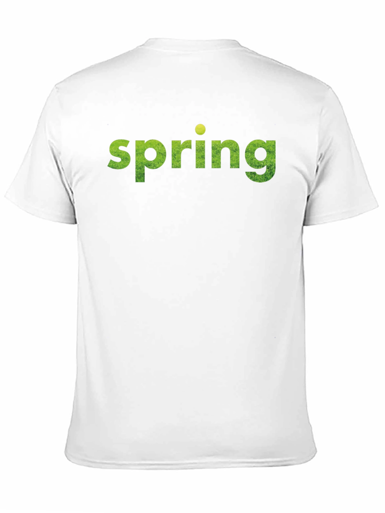 Spring Graphic Print Black T-Shirt