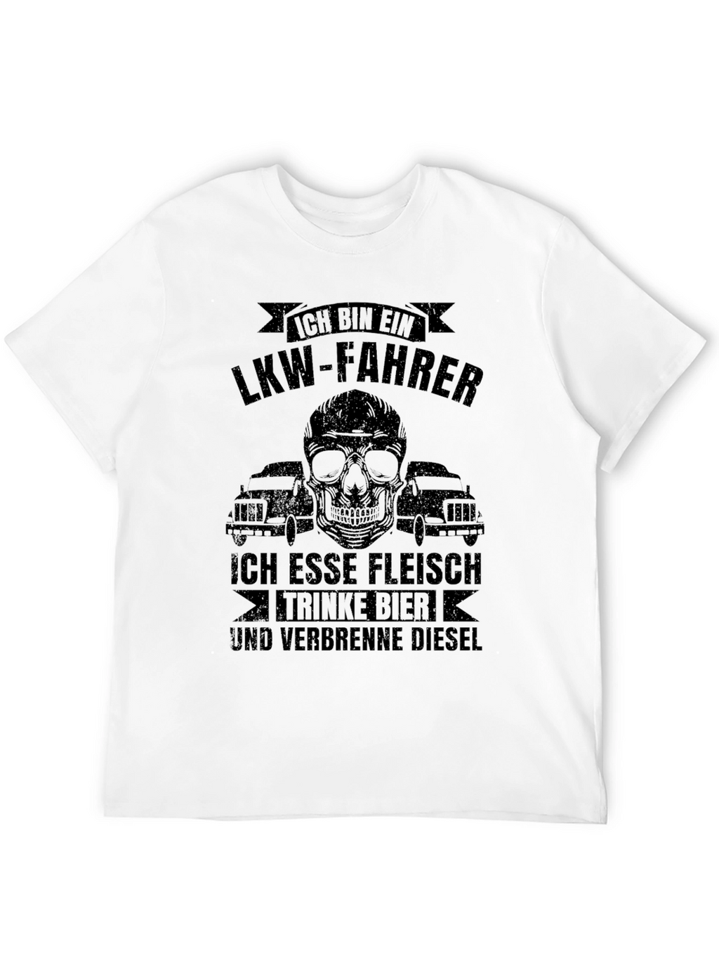 Ich Bin Ein LKW-Fahrer Graphic T-Shirt