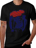 Patriotic Muscle T-Shirt - Mens Graphic Tee