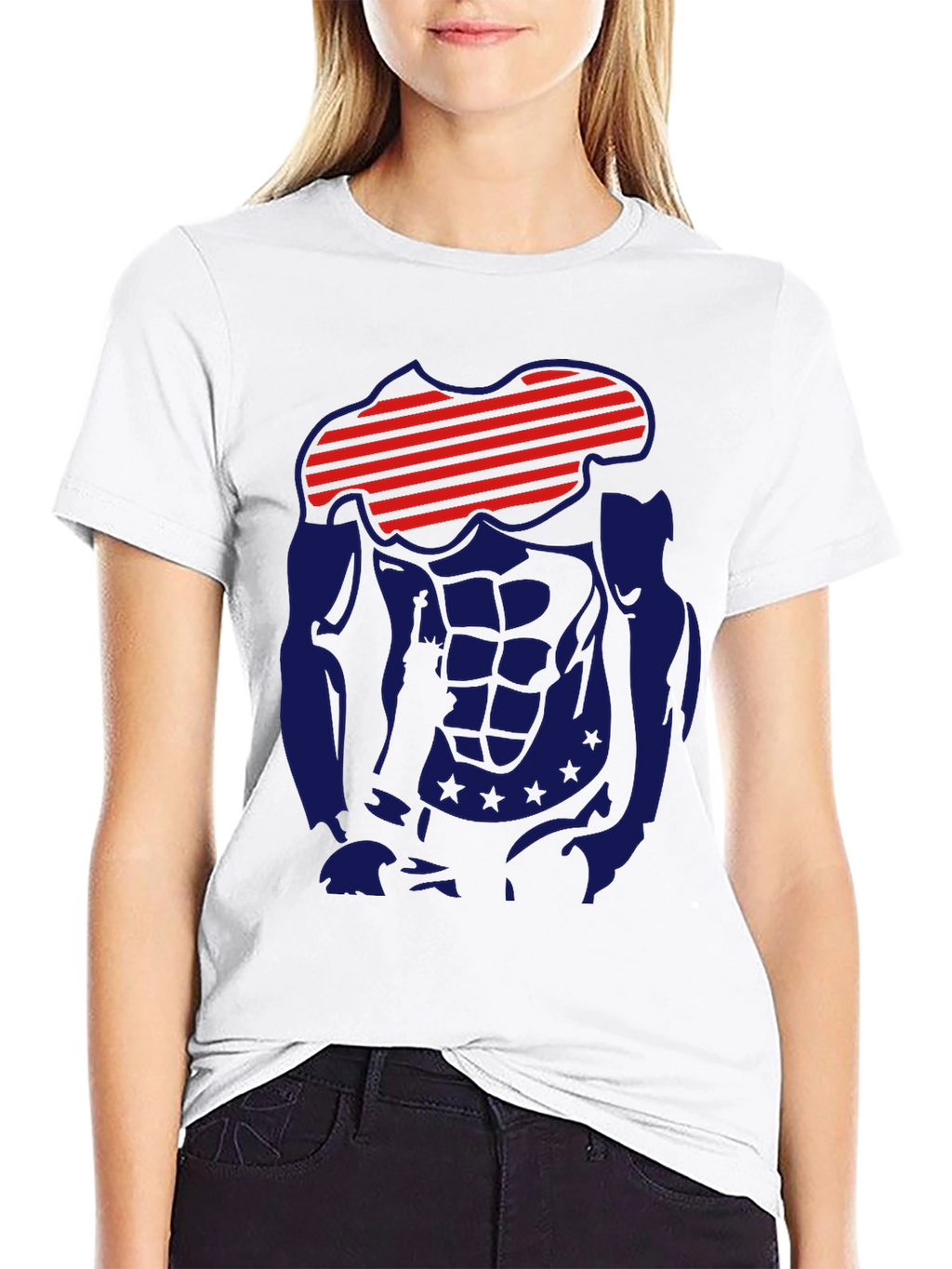 Patriotic Muscle T-Shirt - Mens Graphic Tee