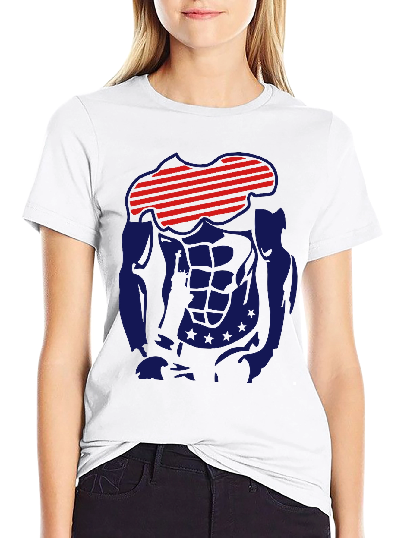 Patriotic Muscle T-Shirt - Mens Graphic Tee
