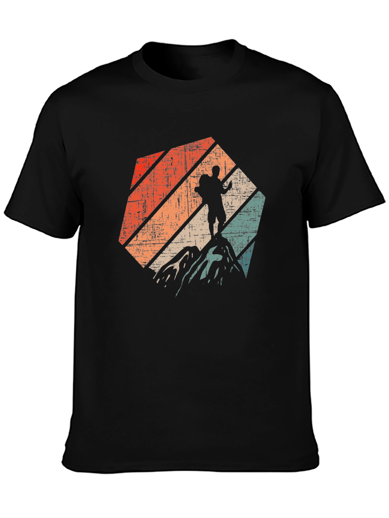 Vintage Hiker T-Shirt - Mountain Adventure Tee