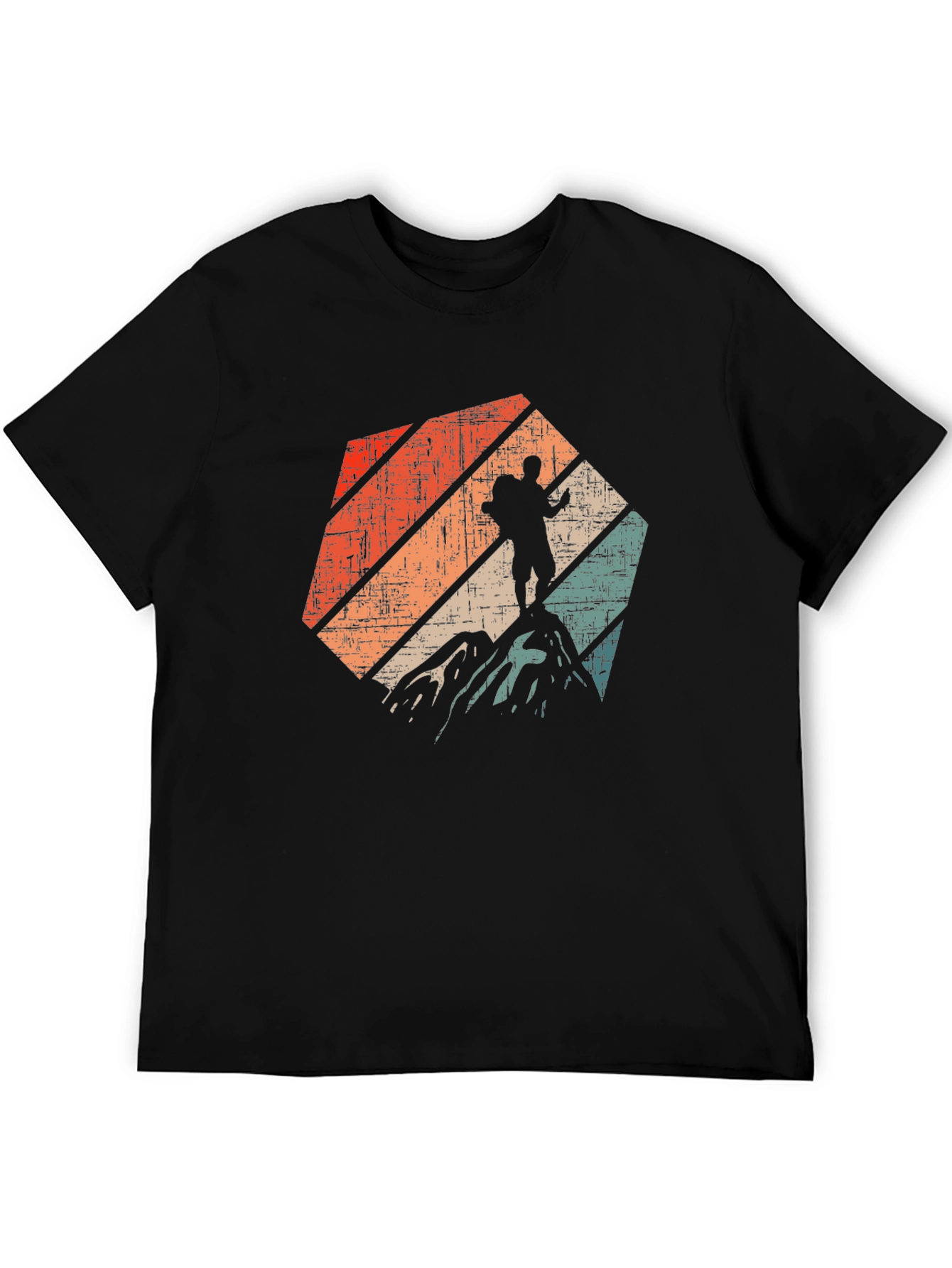 Vintage Hiker T-Shirt - Mountain Adventure Tee