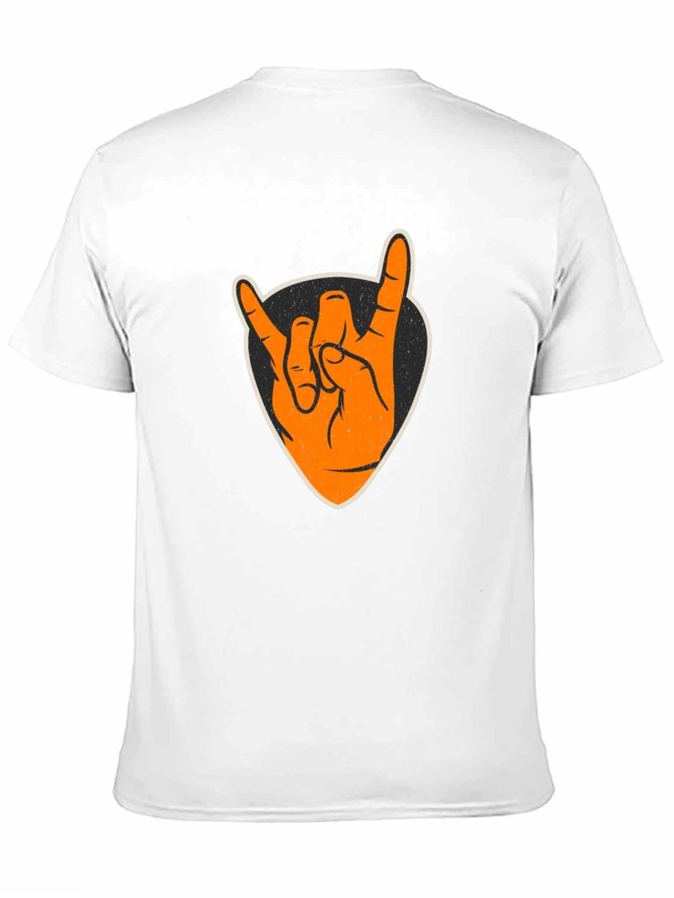 Rock On Graphic Tee - Black Cotton T-Shirt