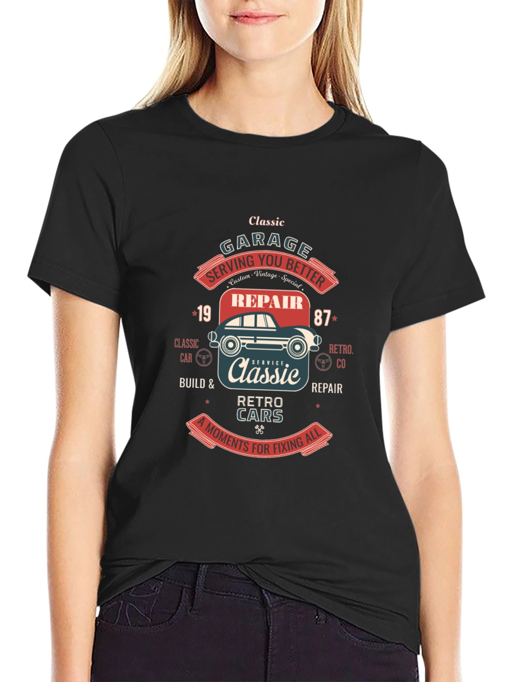 Classic Car Garage T-Shirt