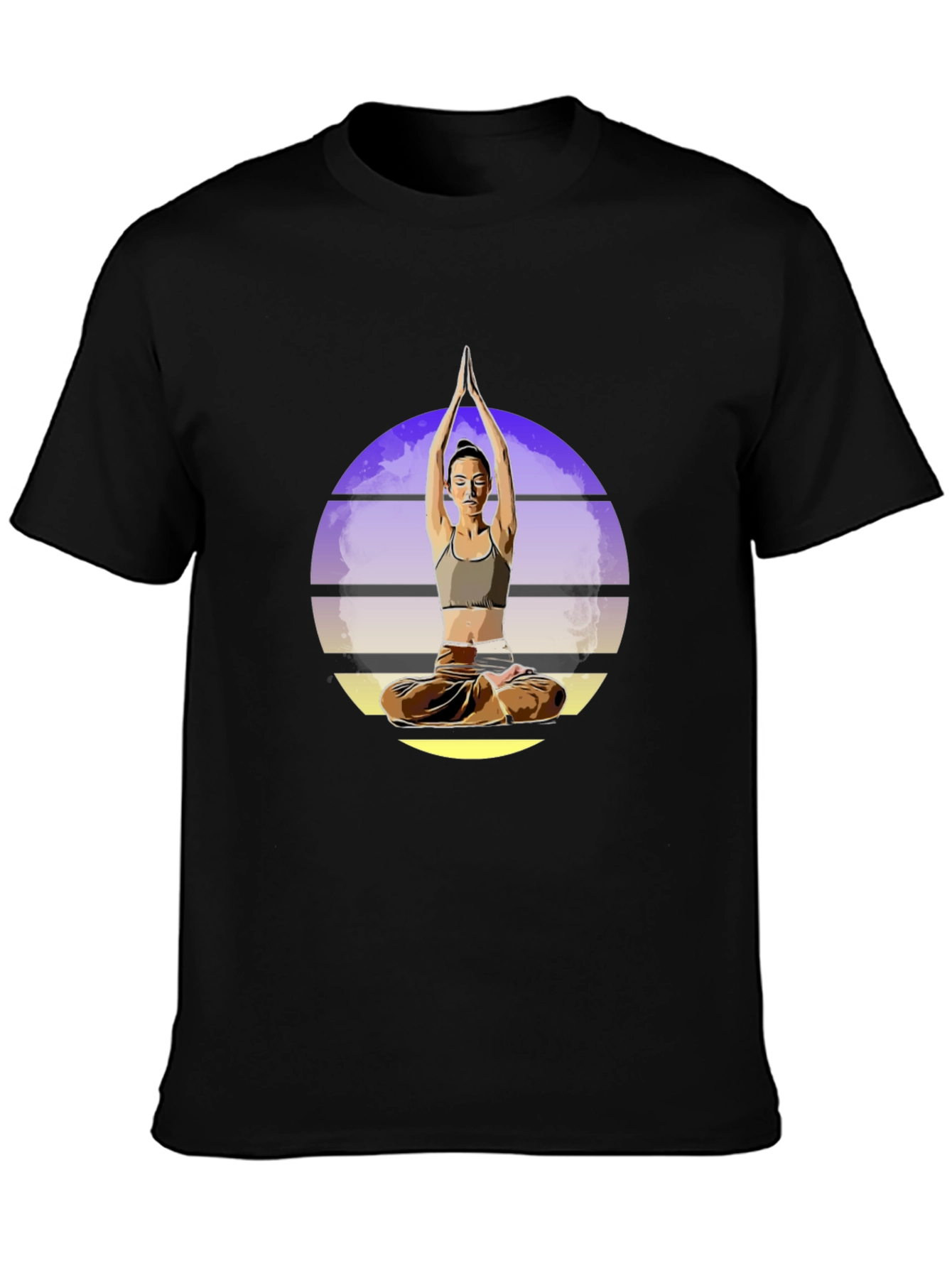 Yoga Pose Graphic T-Shirt - Meditate in Style