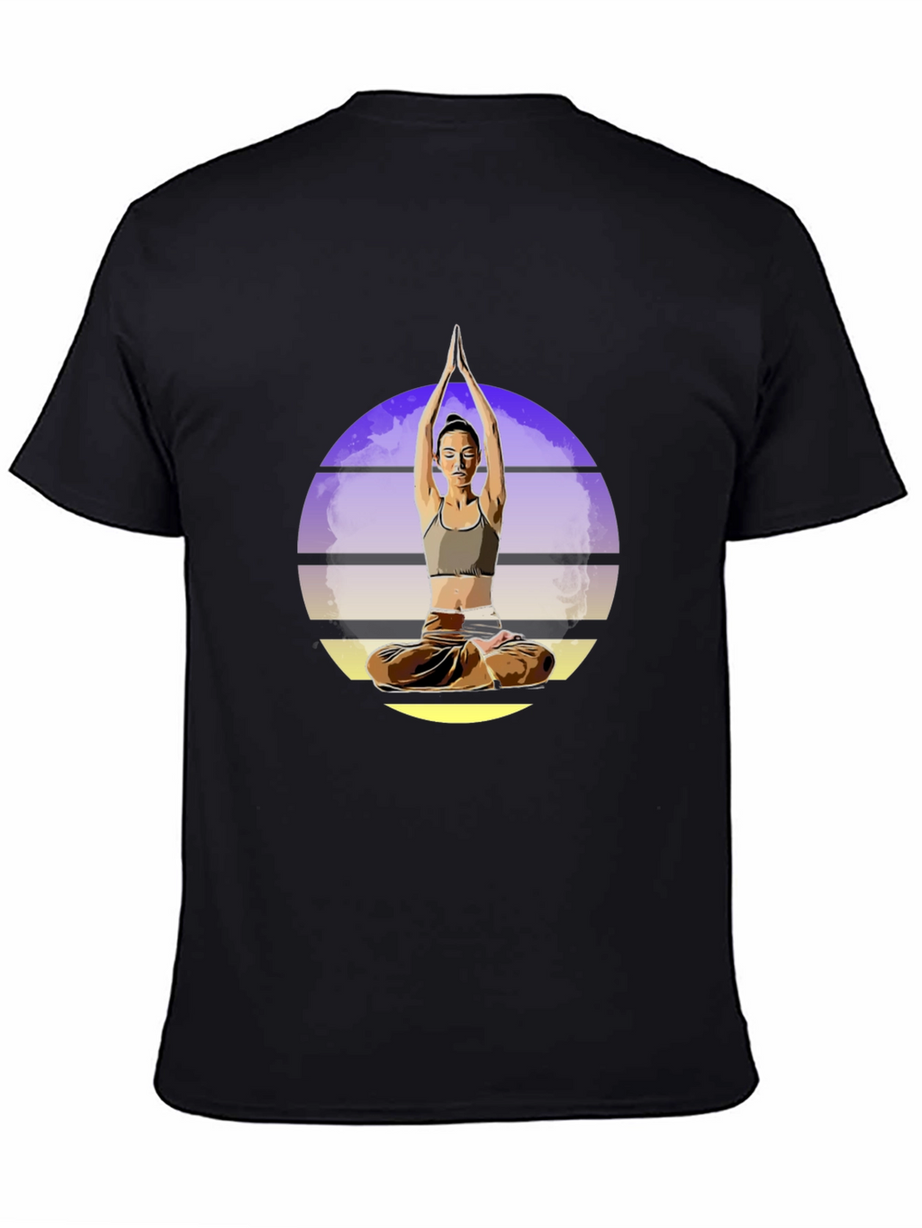 Yoga Pose Graphic T-Shirt - Meditate in Style
