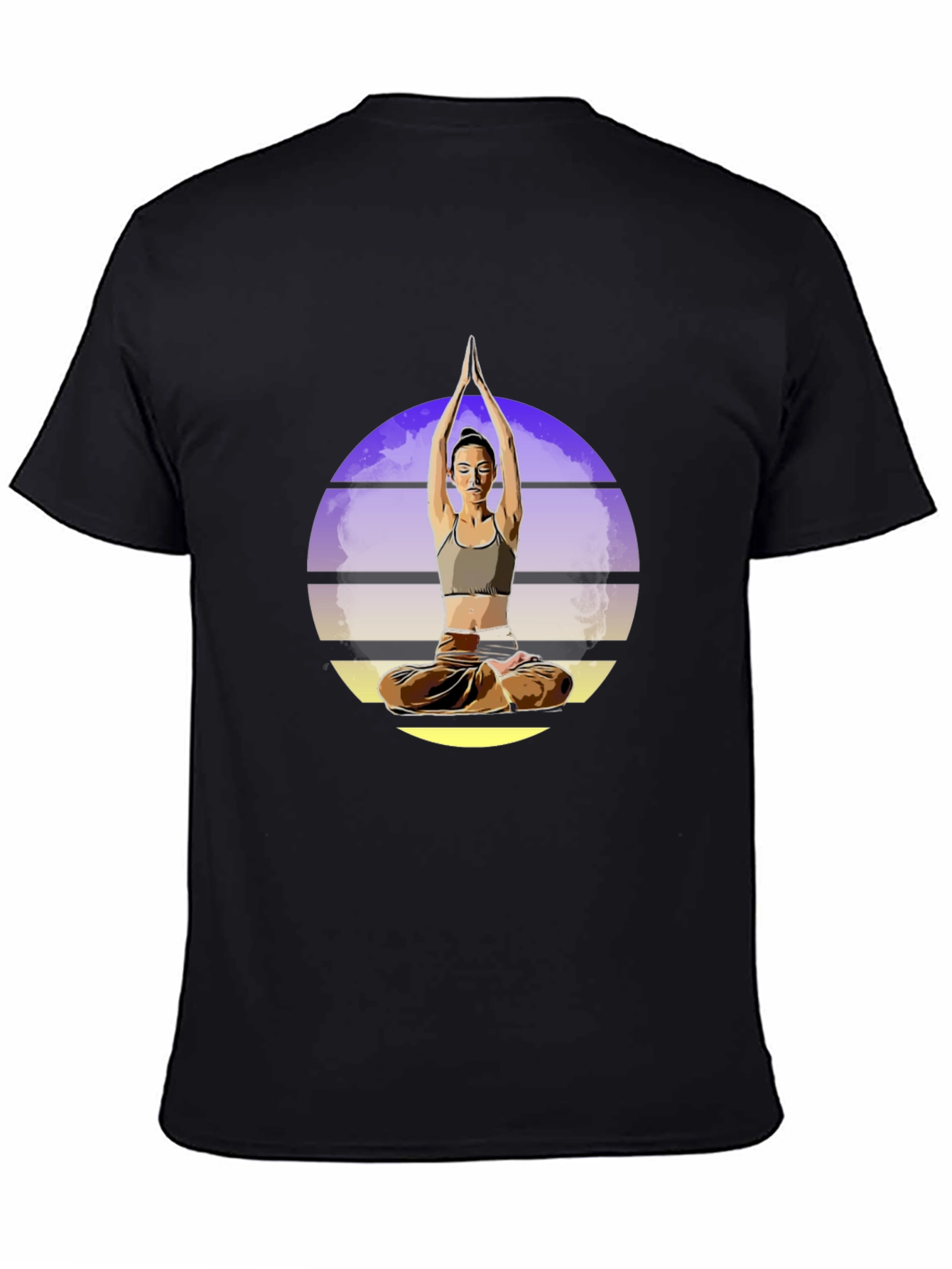 Yoga Pose Graphic T-Shirt - Meditate in Style