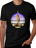 Yoga Pose Graphic T-Shirt - Meditate in Style