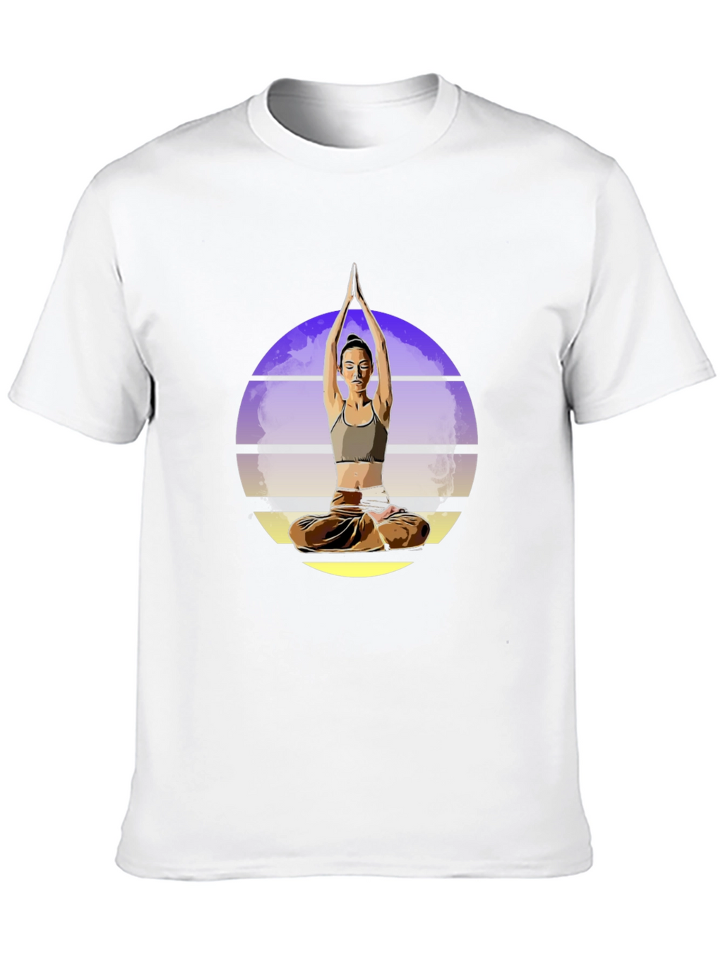 Yoga Pose Graphic T-Shirt - Meditate in Style