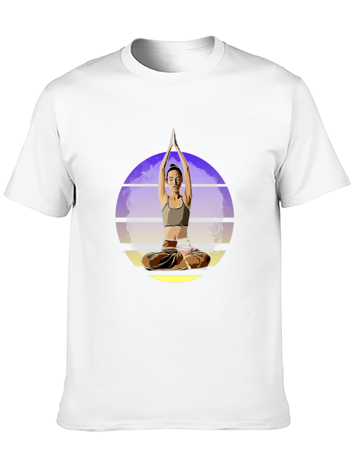 Yoga Pose Graphic T-Shirt - Meditate in Style
