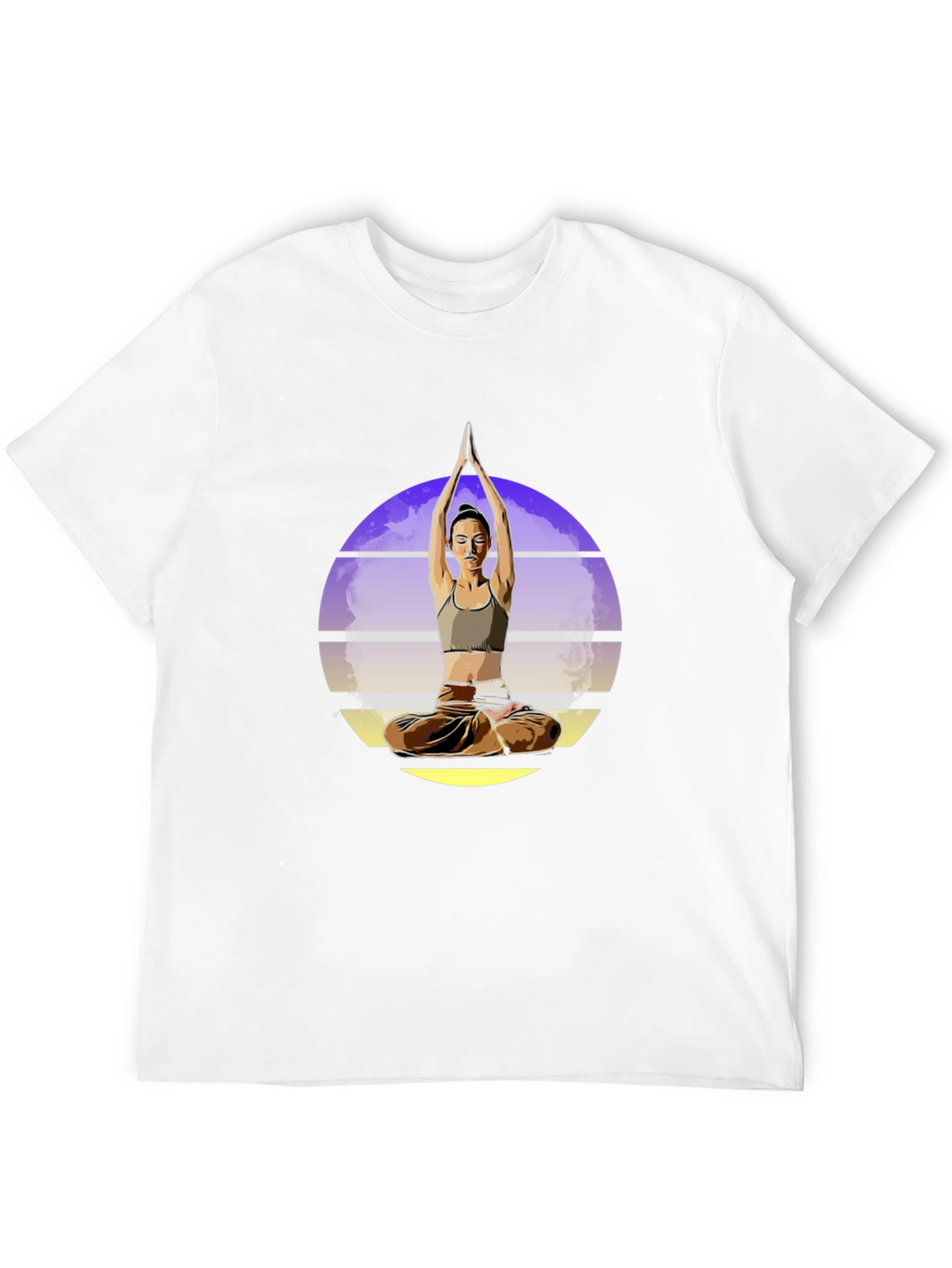 Yoga Pose Graphic T-Shirt - Meditate in Style