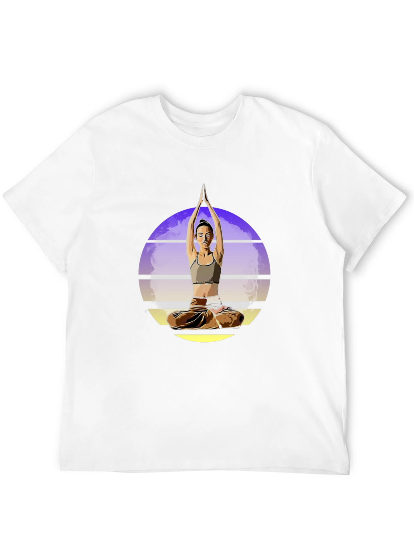 Yoga Pose Graphic T-Shirt - Meditate in Style
