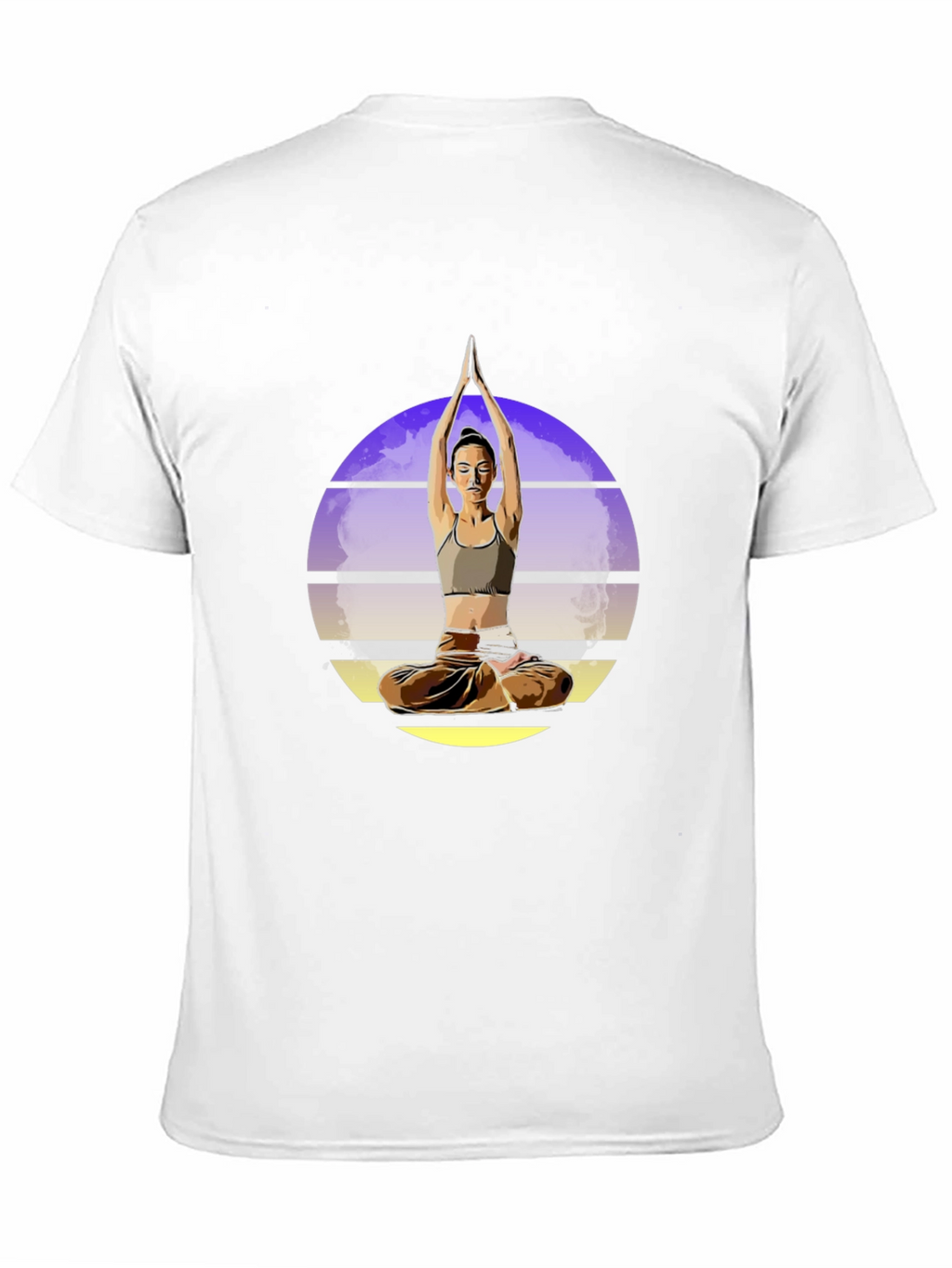 Yoga Pose Graphic T-Shirt - Meditate in Style