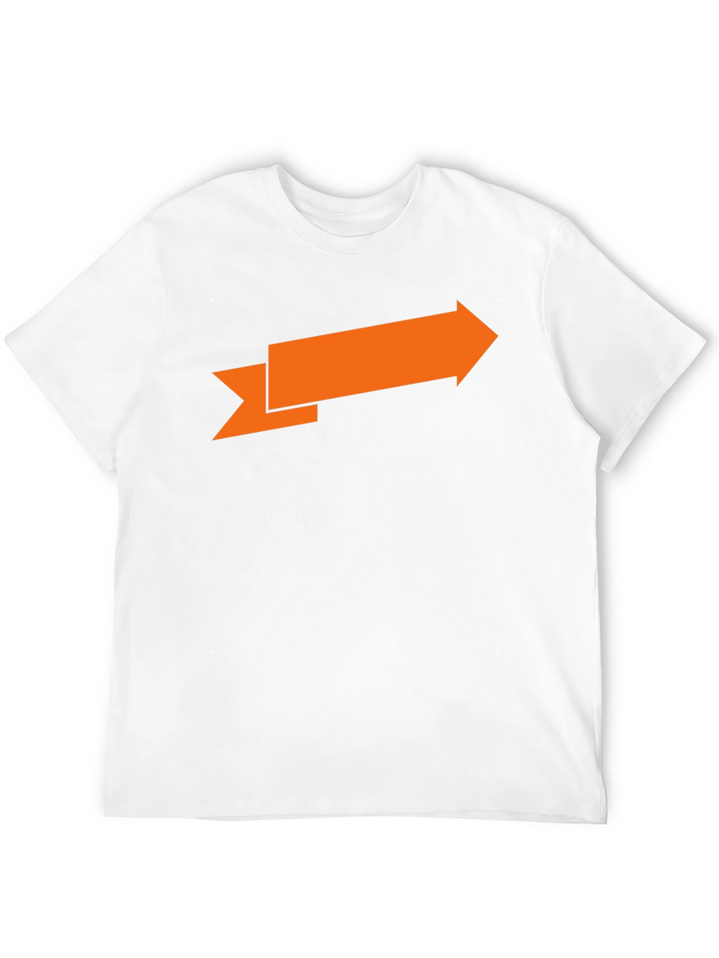 Arrow Graphic Tee - Black Cotton T-Shirt