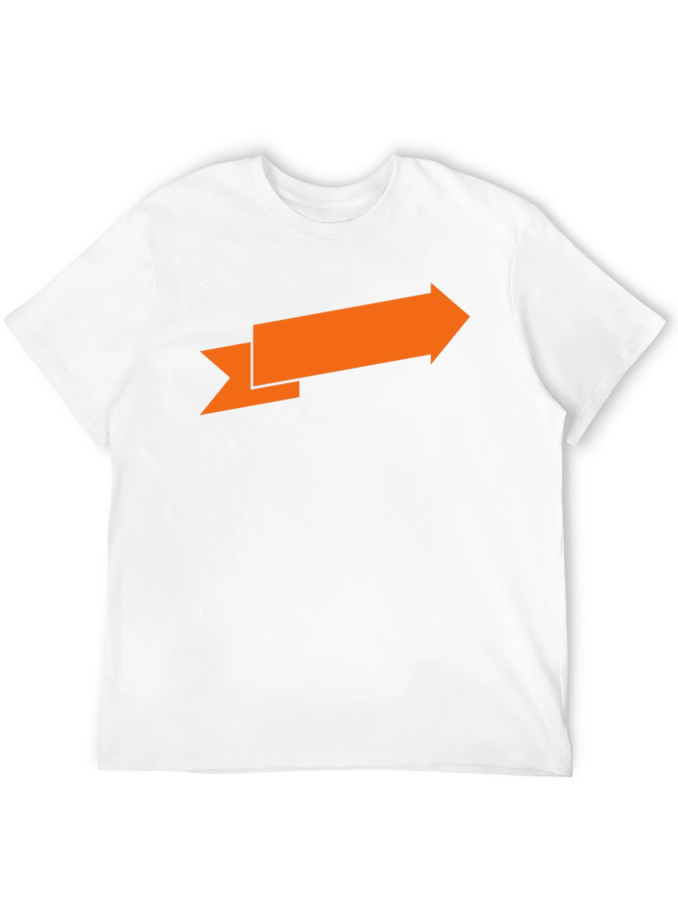 Arrow Graphic Tee - Black Cotton T-Shirt