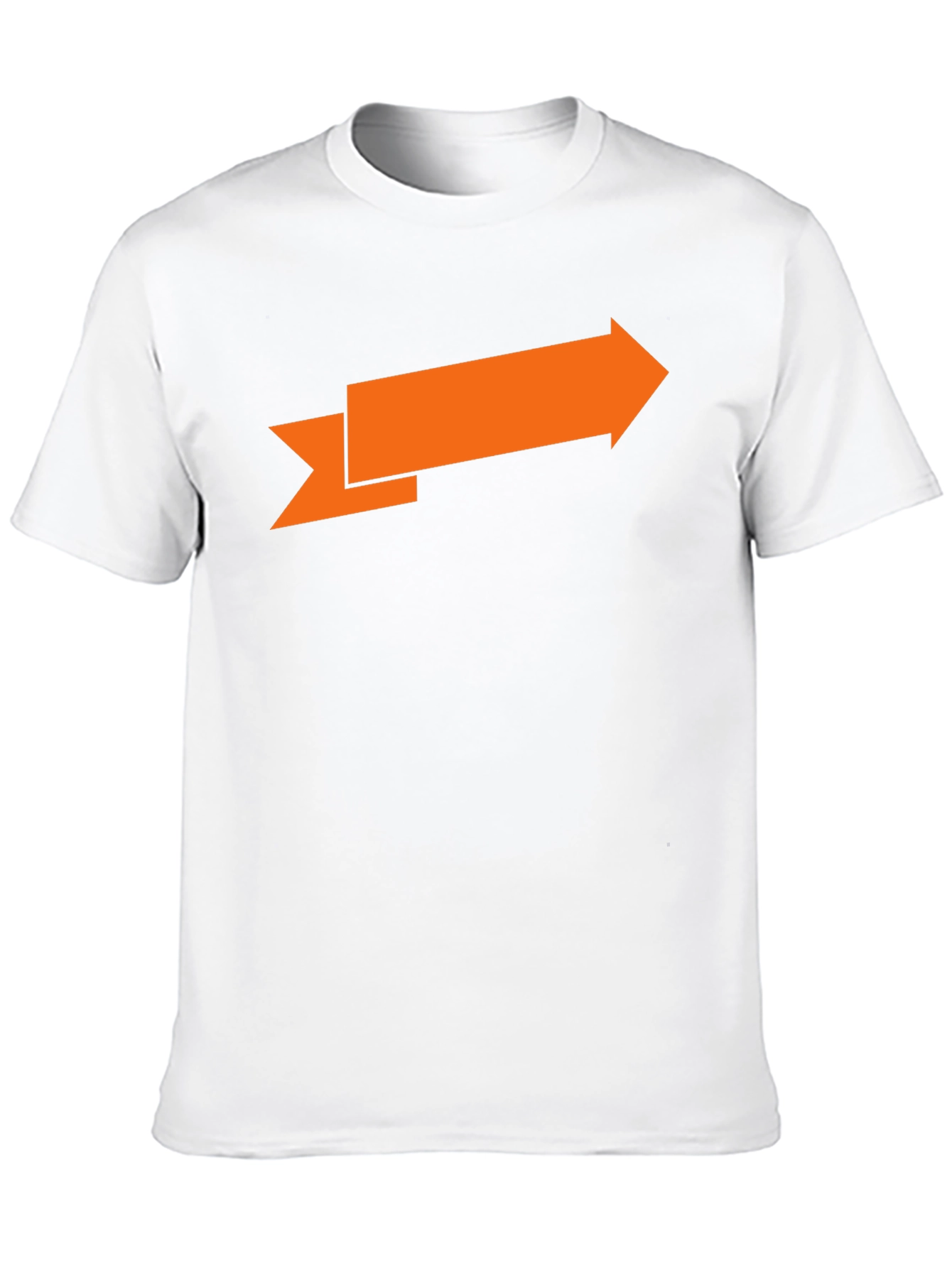 Arrow Graphic Tee - Black Cotton T-Shirt