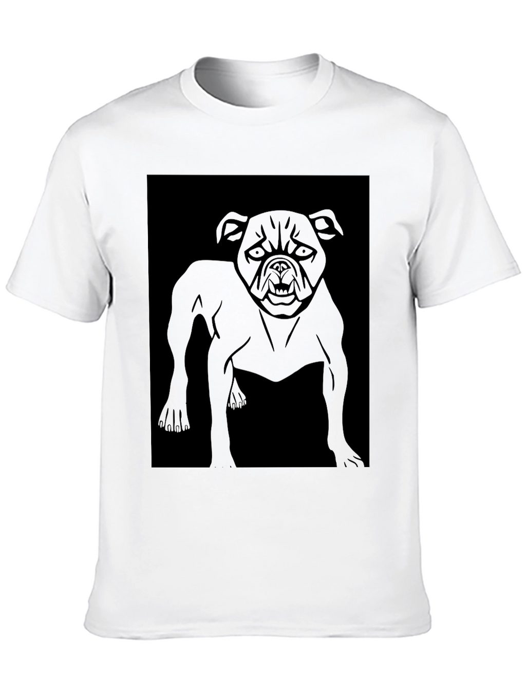 Mens Graphic T-Shirt - Bulldog Design