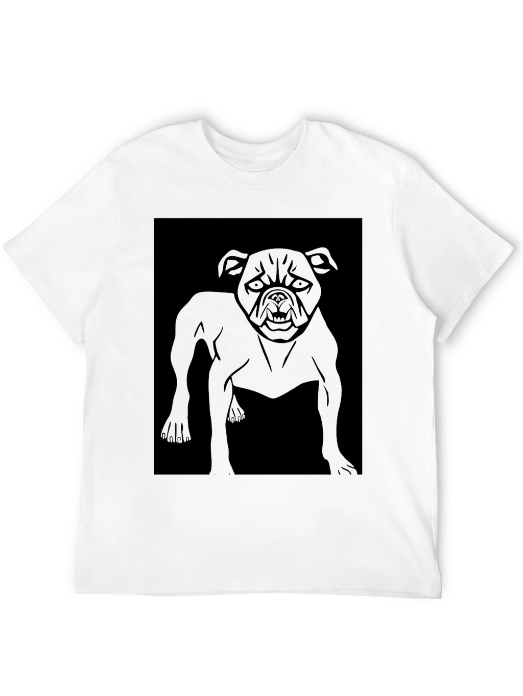 Mens Graphic T-Shirt - Bulldog Design