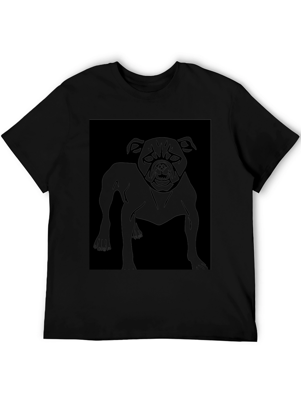 Mens Graphic T-Shirt - Bulldog Design