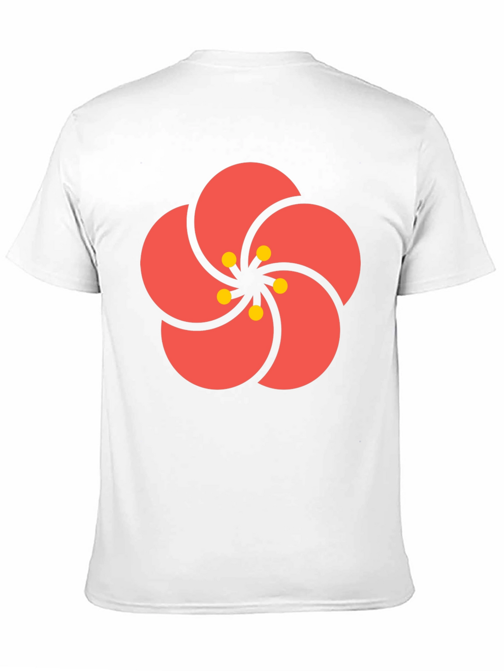Stylish Black Tee with Floral Print