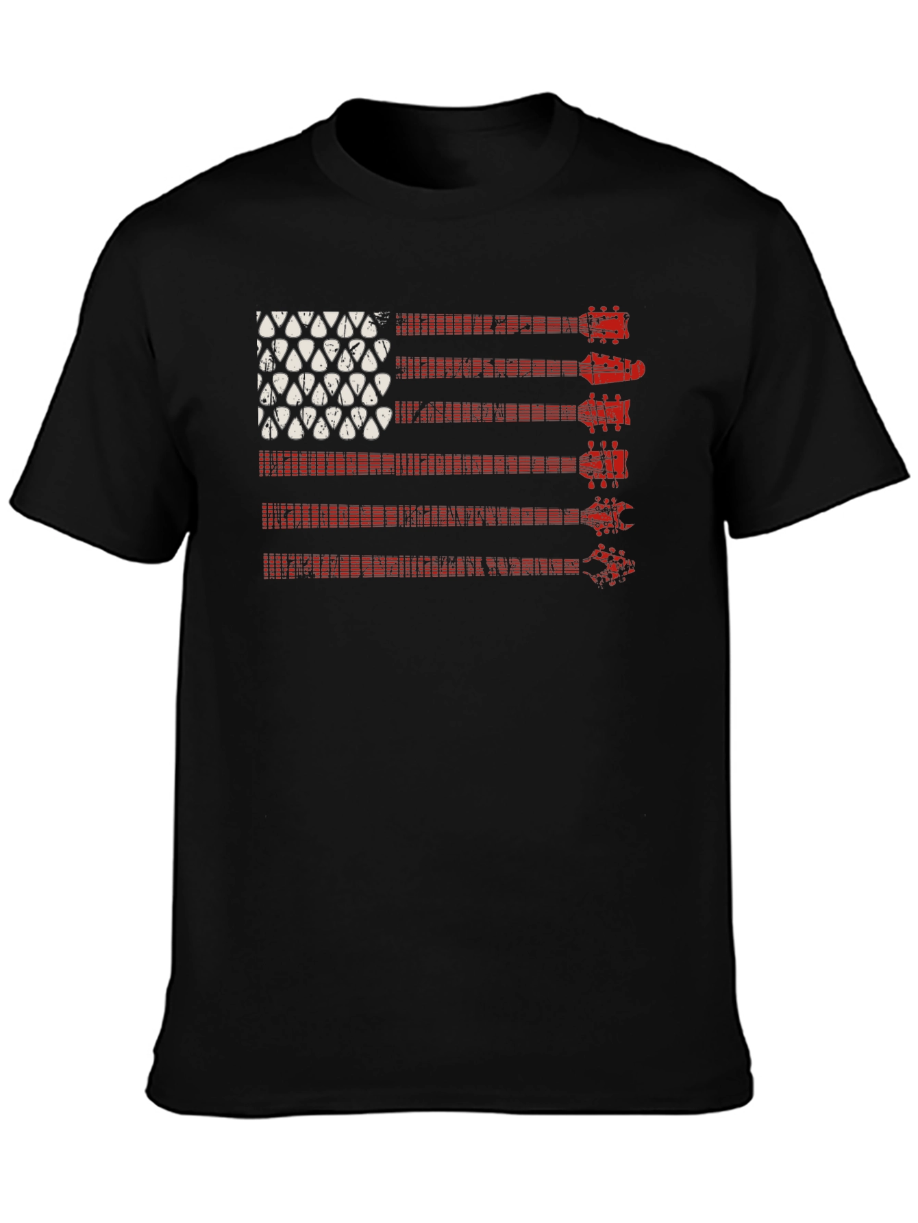 Guitar American Flag Graphic Tee - Musicians Pride