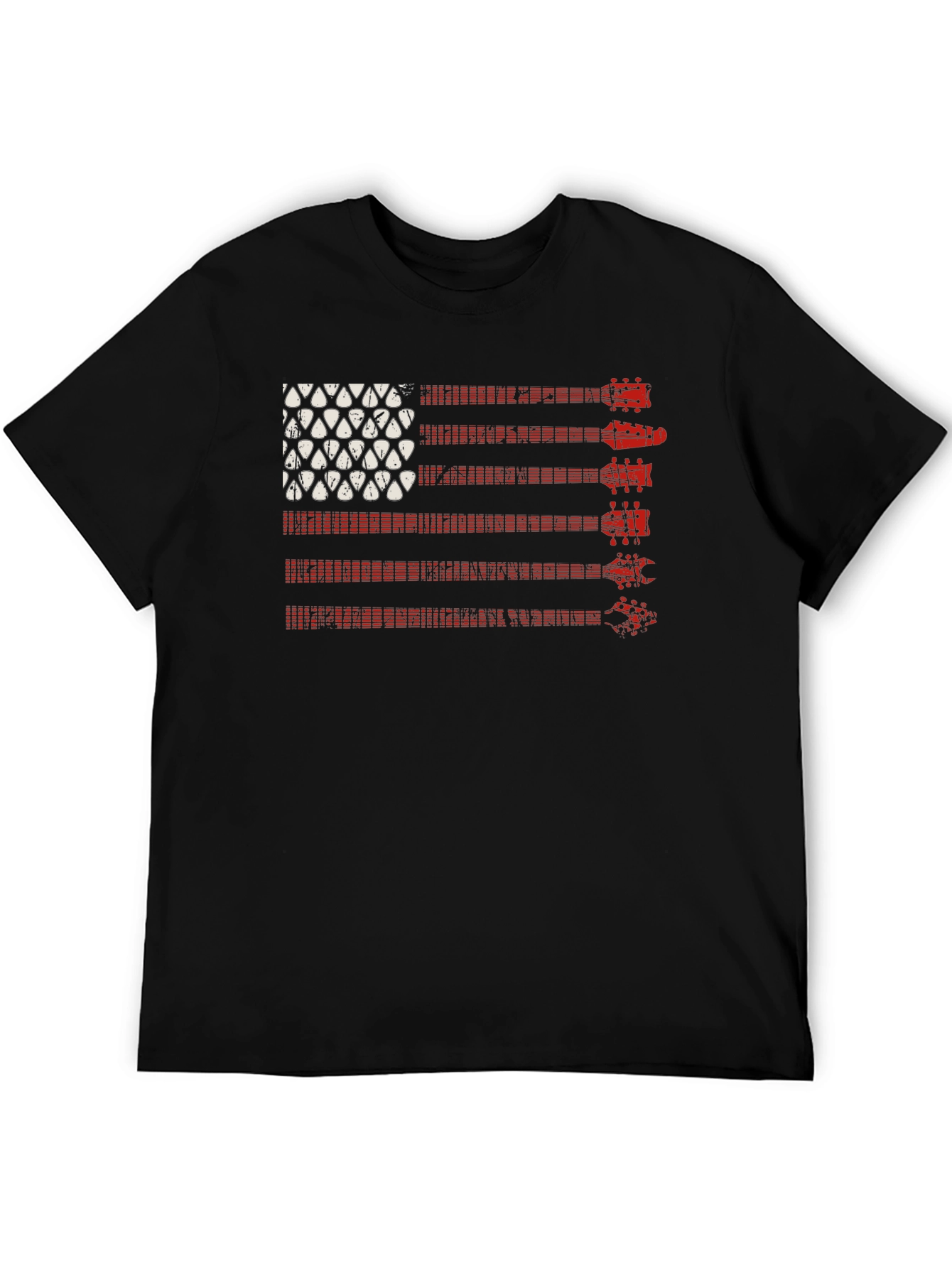 Guitar American Flag Graphic Tee - Musicians Pride