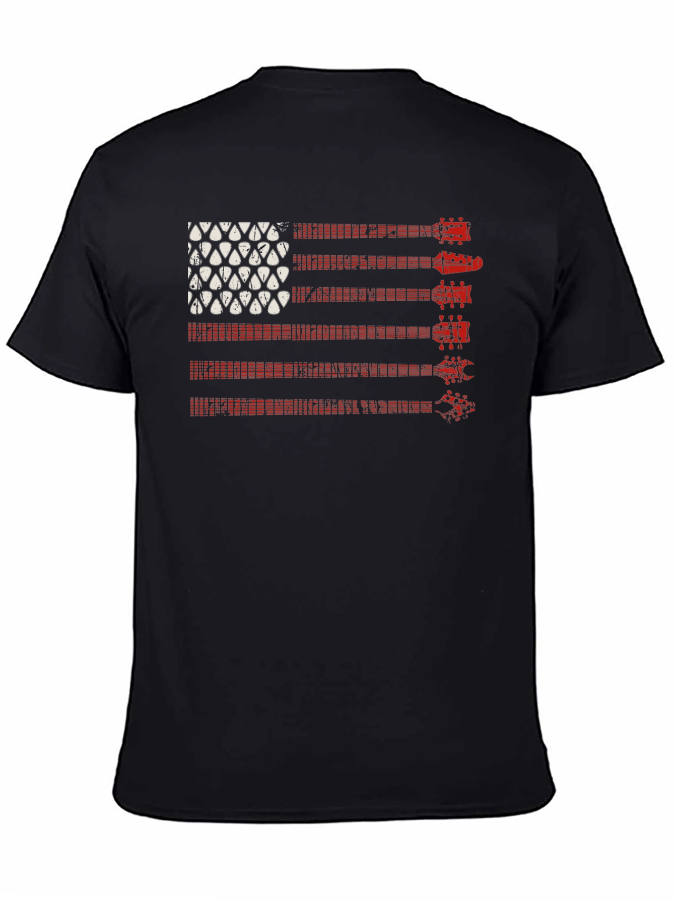 Guitar American Flag Graphic Tee - Musicians Pride