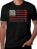 Guitar American Flag Graphic Tee - Musicians Pride