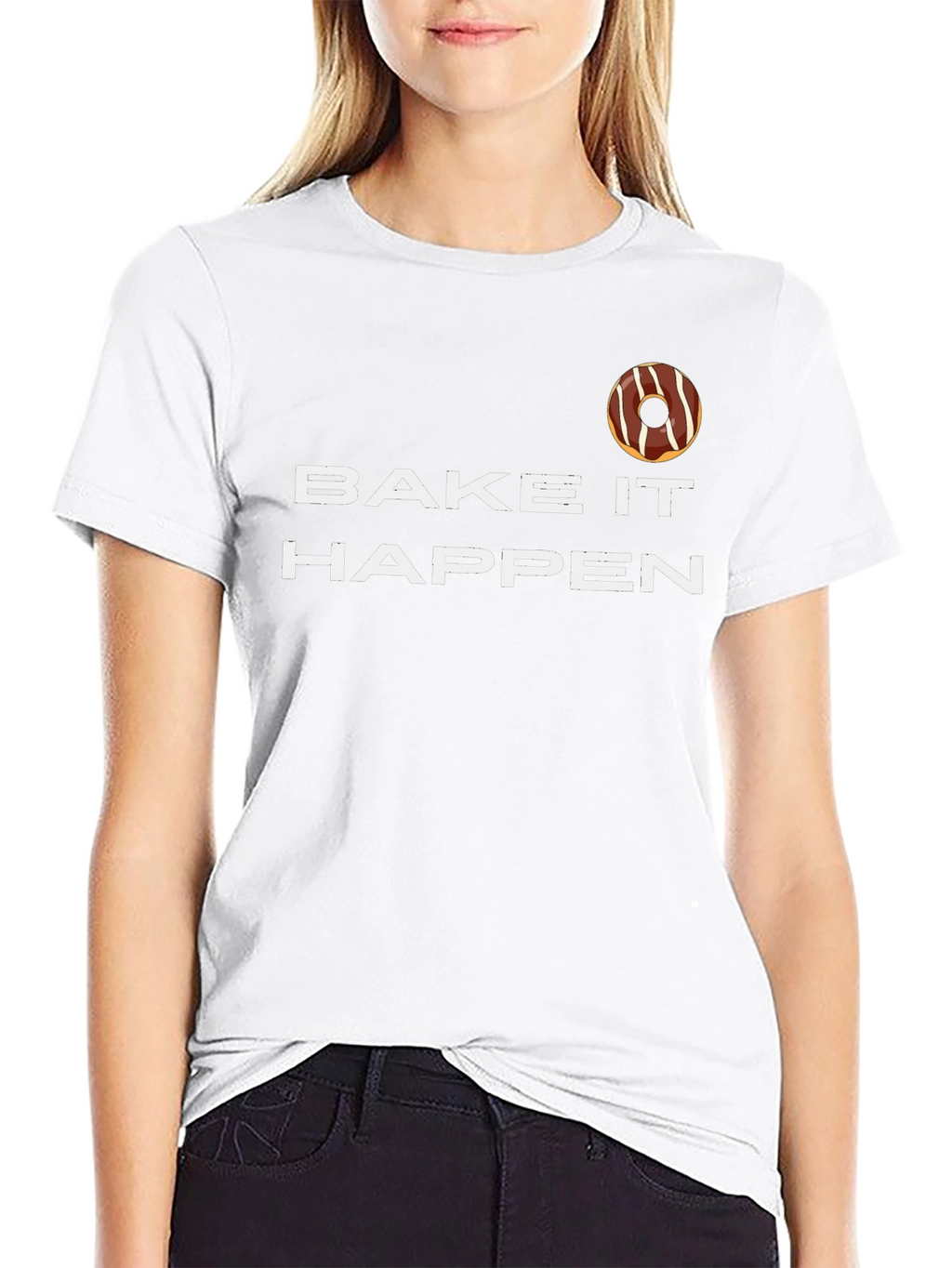Bake It Happen Donut Graphic Tee - Unisex